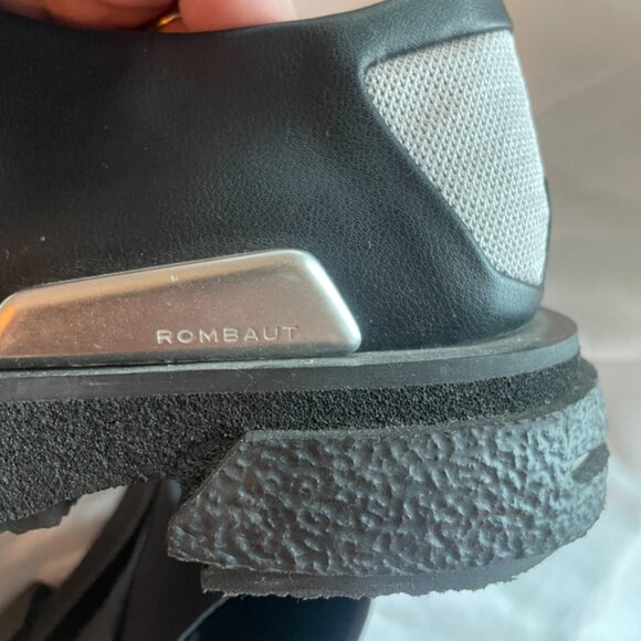 ROMBAUT Black Beyond Leather Drone Loafers Size: 40 - Picture 4 of 8
